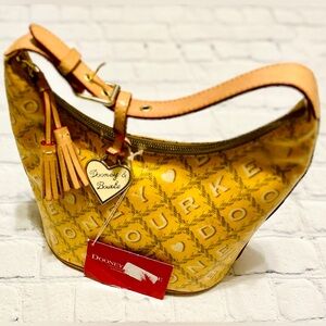 NWT Yellow Dooney & Bourke Purse - Hobo Bucket Bag